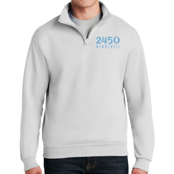 Jerzees® NuBlend® 1/4-Zip Cadet Collar Sweatshirt - Printed Logos Thumbnail