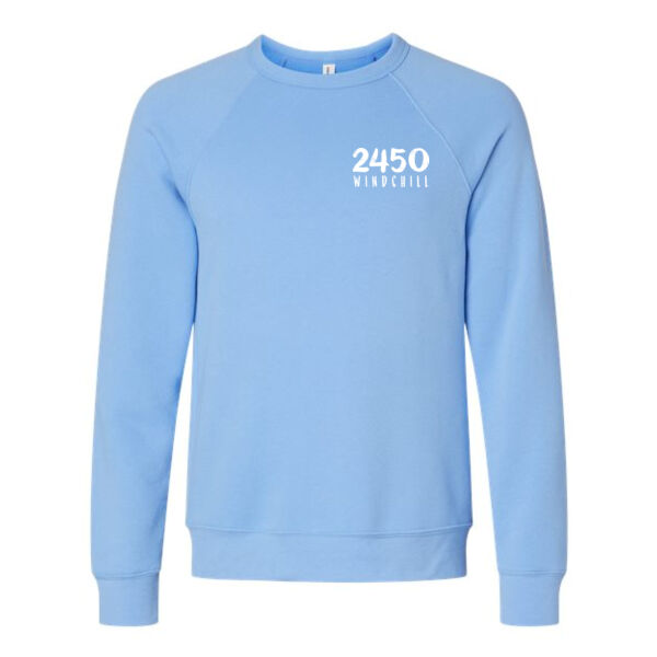 BELLA + CANVAS - Unisex Sponge Fleece Raglan Crewneck Sweatshirt - Printed Logos Thumbnail