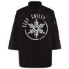 Ten Pearl Button Black Chef Coat Thumbnail