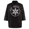Black Knot Button Chef Coat Thumbnail