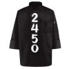 Black Knot Button Chef Coat Thumbnail
